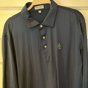 Peter Millar Men's Navy Polo Shirt
